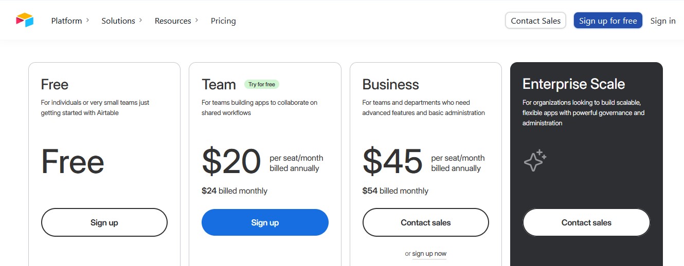 Airtable Pricing, Features, Reviews and Alternatives
